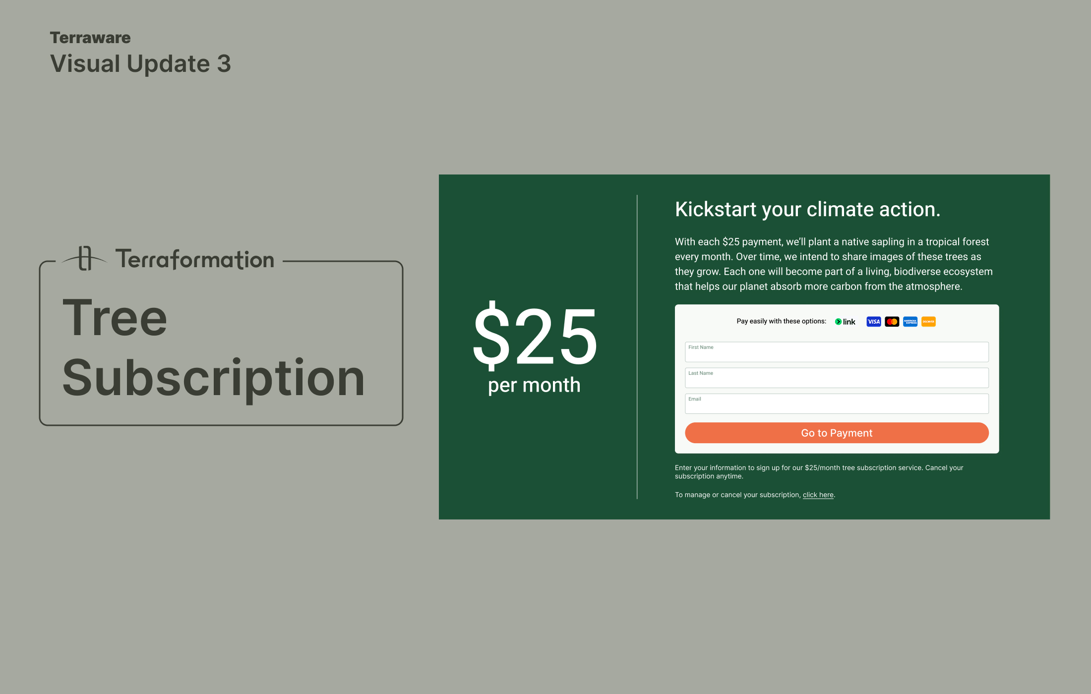Tree subscription introduction